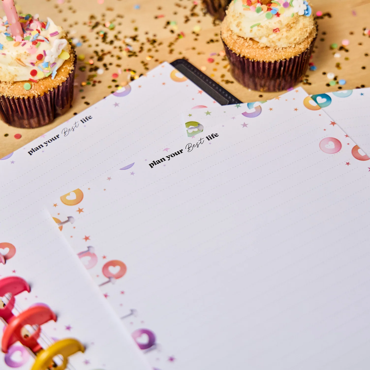 10 Years of Happy - Checklist Classic Filler Paper - 40 Sheets - Image 2