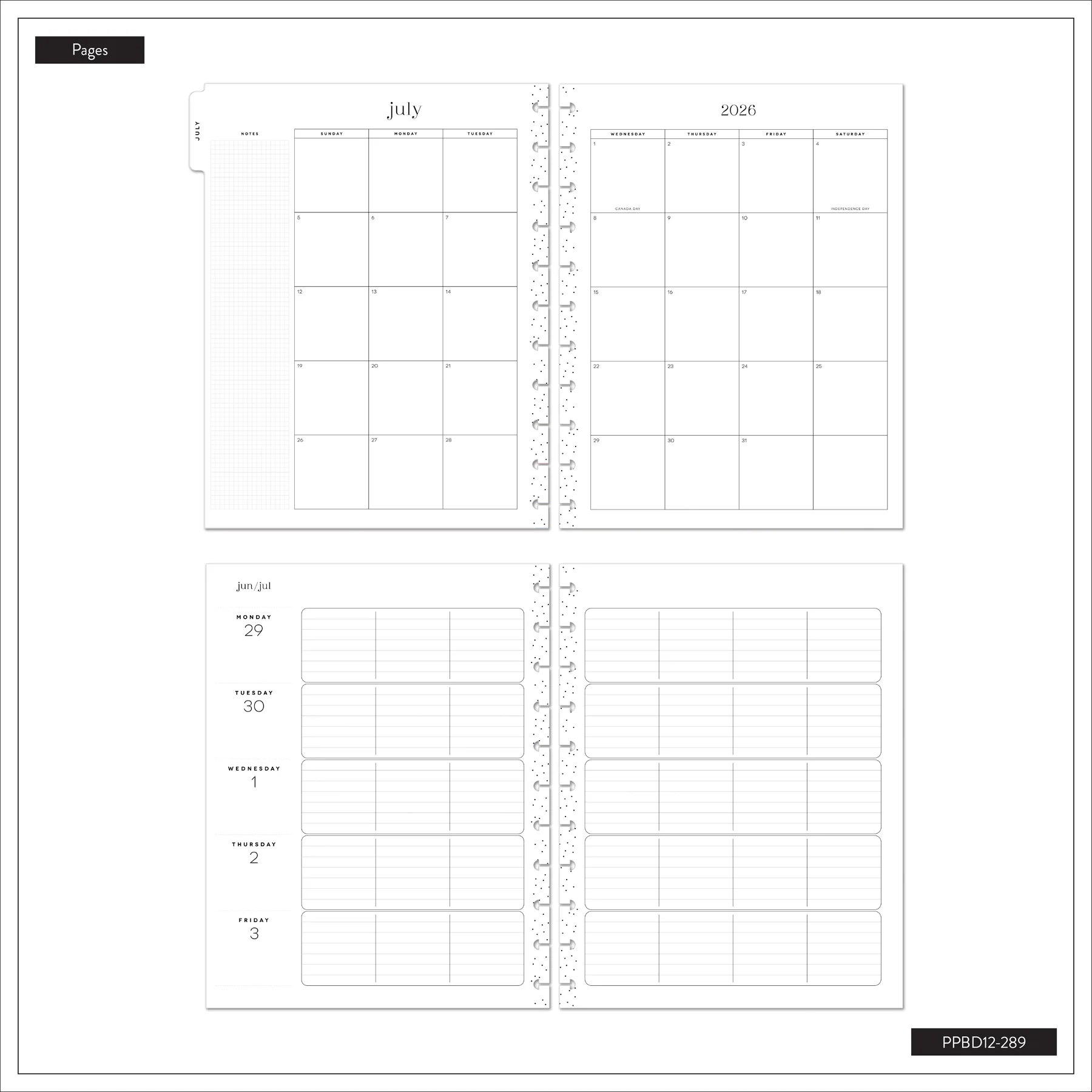 2026–2027 Chalkboard Charm Customizable Teacher Planner - Big Teacher Layout - 12 Months - Image 18