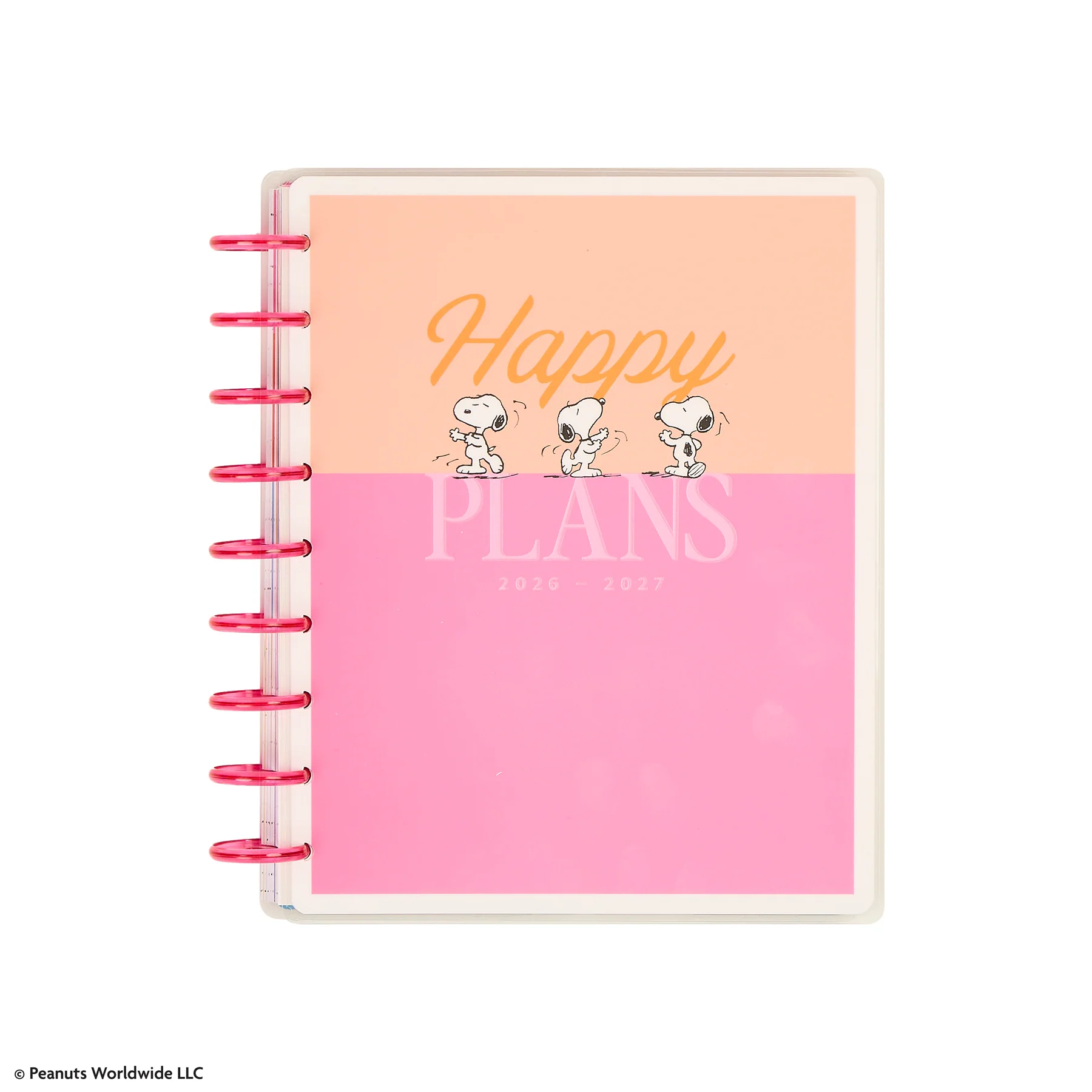2026–2027 PEANUTS™ Customizable Planner - Classic Dashboard Layout - 12 Months