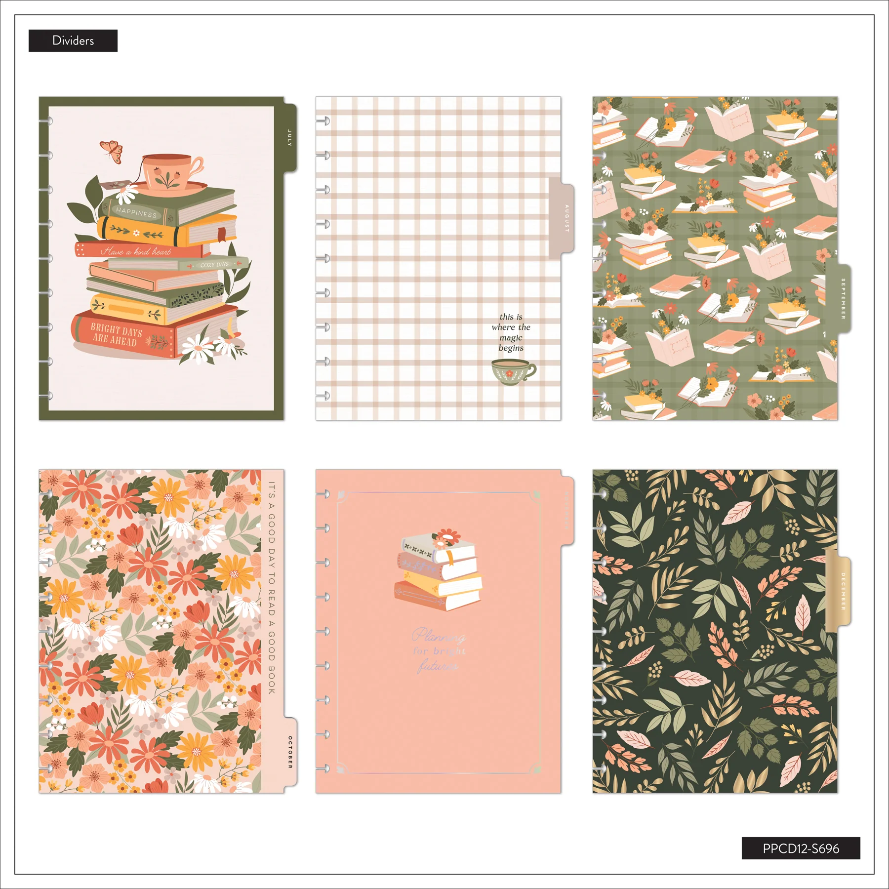 2026–2027 SPECIALTY Reading Hour Customizable Planner - Classic Dashboard Layout - 12 Months - Image 17