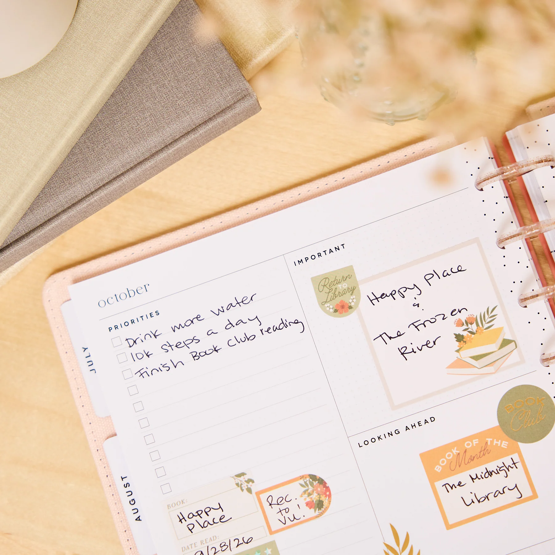 2026–2027 SPECIALTY Reading Hour Customizable Planner - Classic Dashboard Layout - 12 Months - Image 6