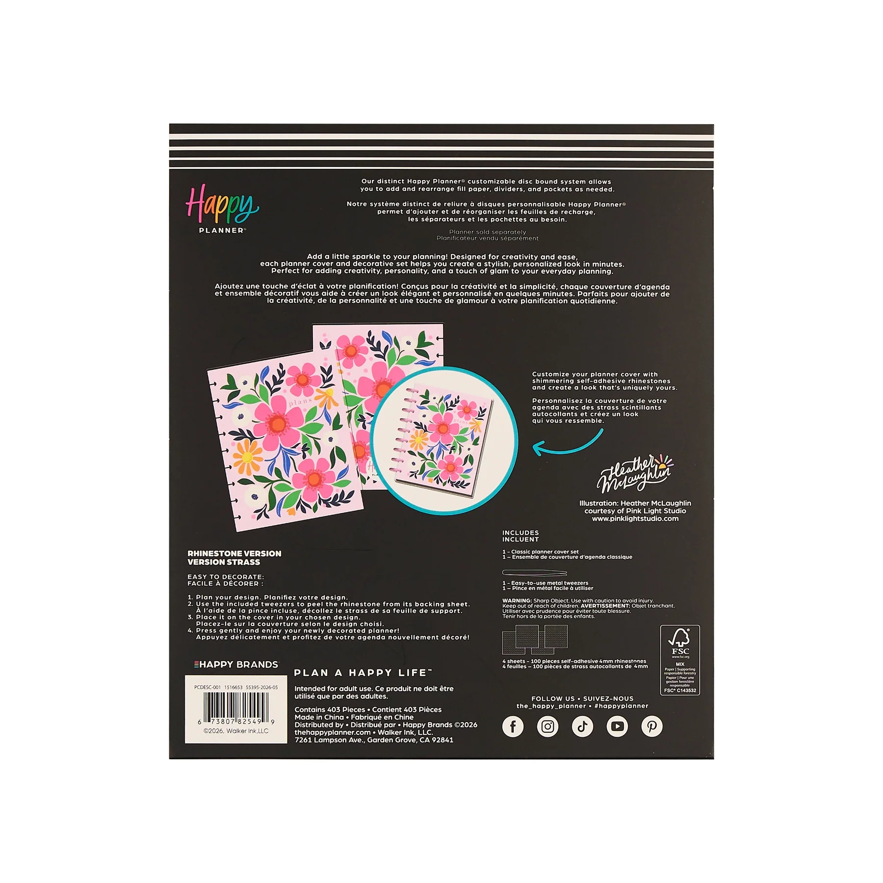 Bright Florals - Classic DIY Decorative Planner Cover Set - Image 14