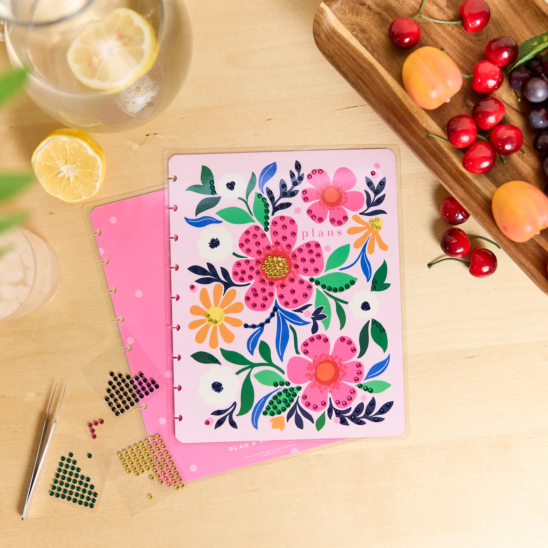 Bright Florals - Classic DIY Decorative Planner Cover Set - Image 4