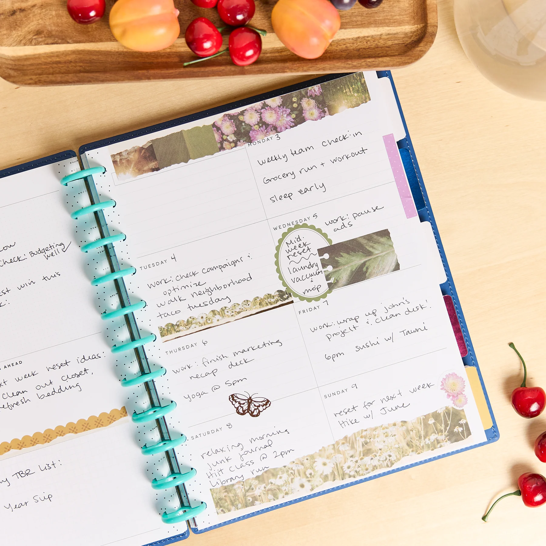 DELUXE Undated Sunshine Splash Customizable Planner - Big Dashboard Layout - 12 Months - Image 10