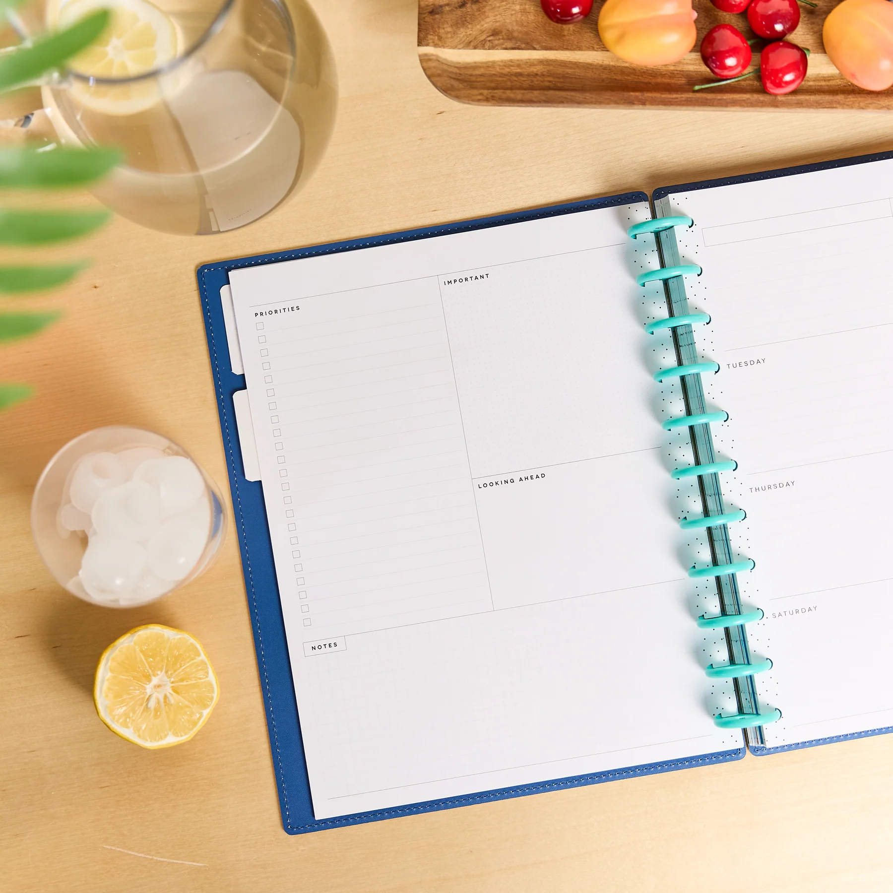 DELUXE Undated Sunshine Splash Customizable Planner - Big Dashboard Layout - 12 Months - Image 16