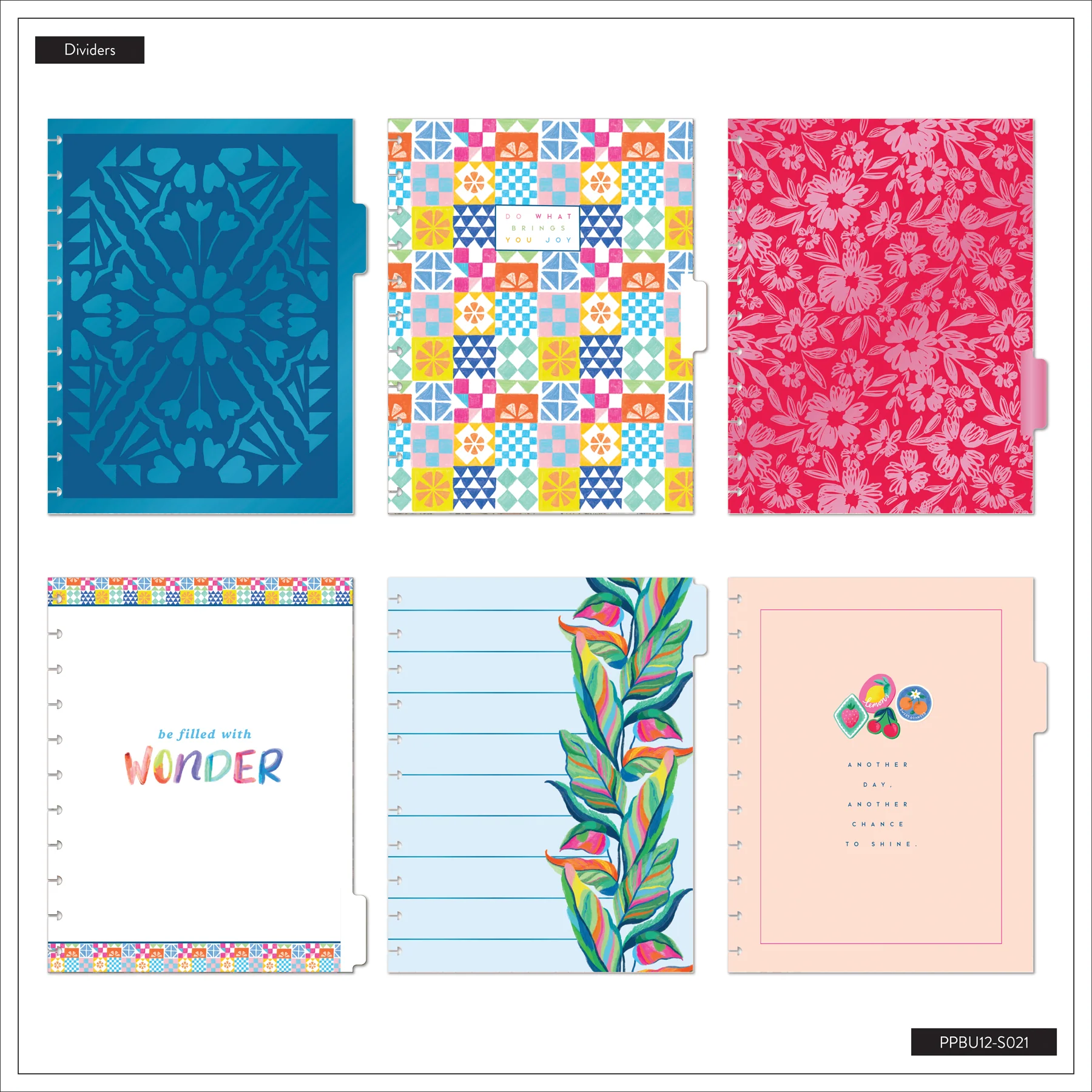 DELUXE Undated Sunshine Splash Customizable Planner - Big Dashboard Layout - 12 Months - Image 22