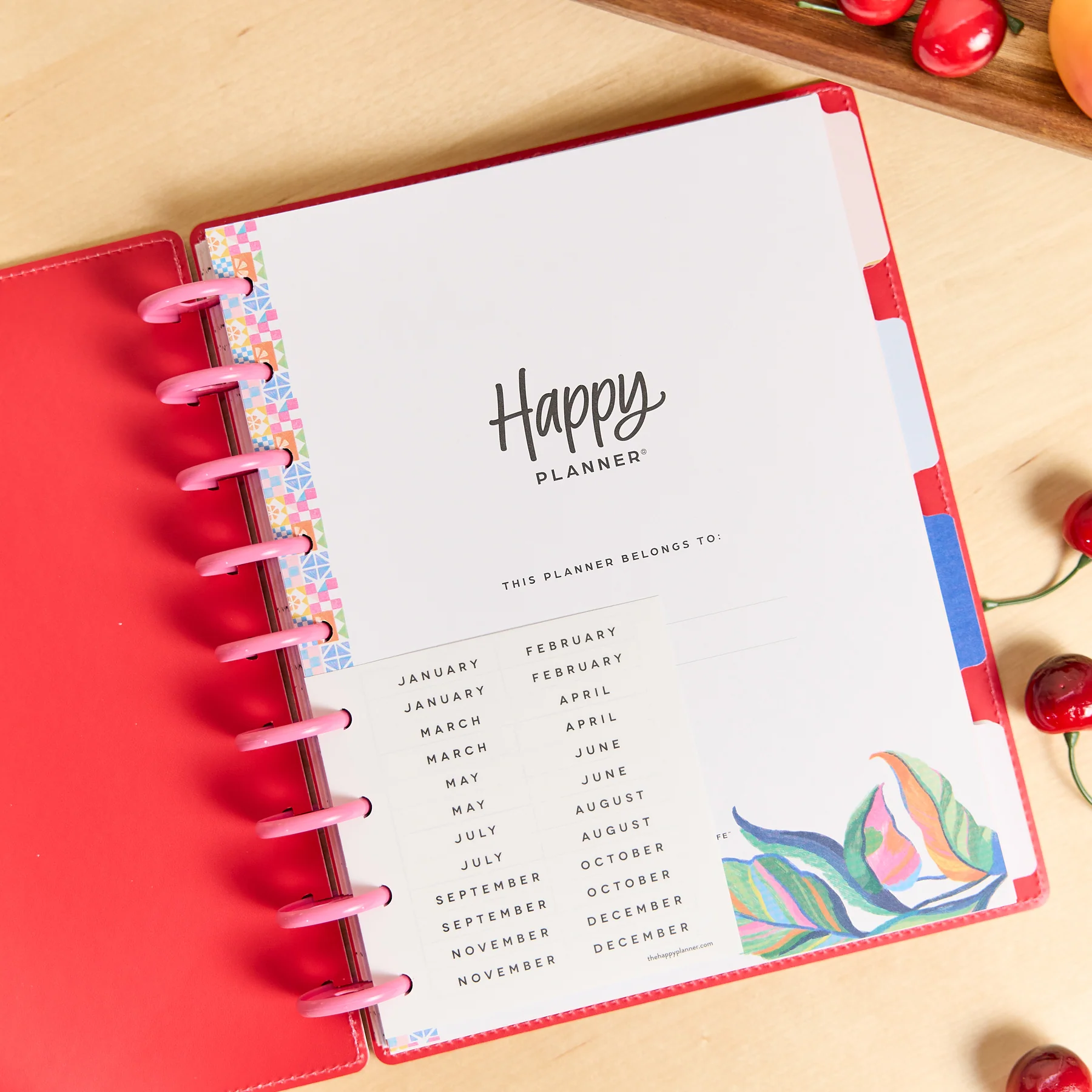 DELUXE Undated Sunshine Splash Customizable Planner - Classic Dashboard Layout - 12 Months - Image 11