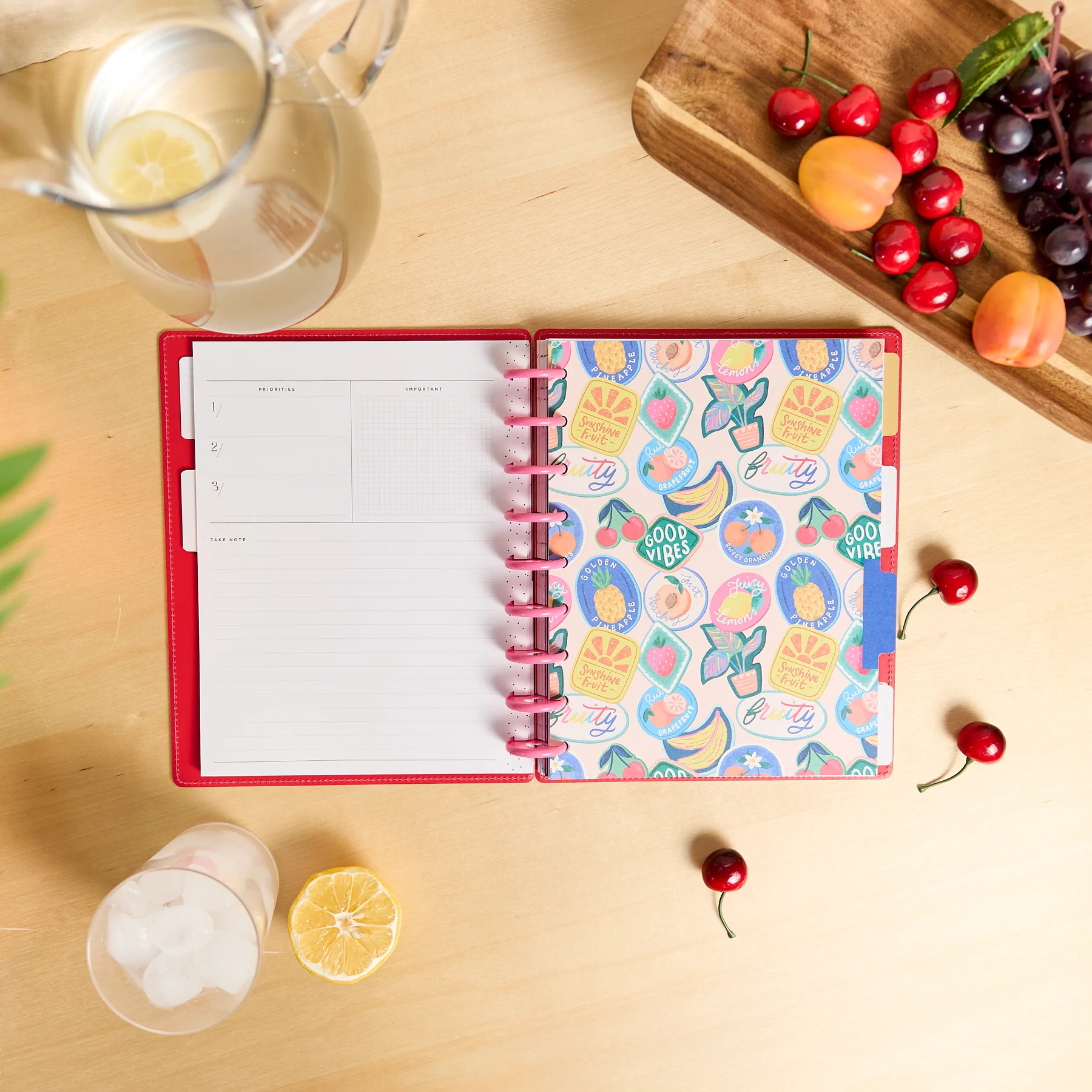 DELUXE Undated Sunshine Splash Customizable Planner - Classic Dashboard Layout - 12 Months - Image 12