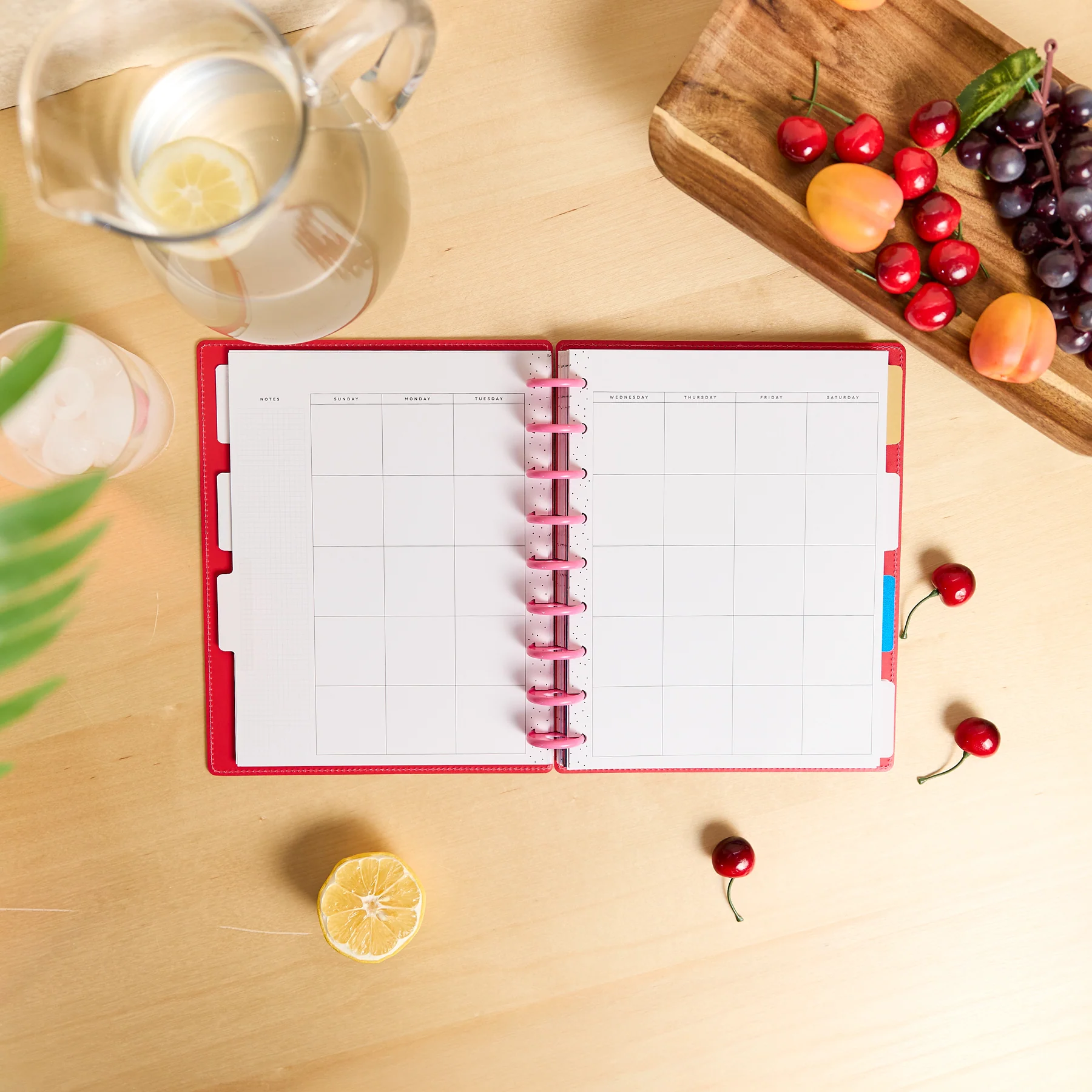 DELUXE Undated Sunshine Splash Customizable Planner - Classic Dashboard Layout - 12 Months - Image 14
