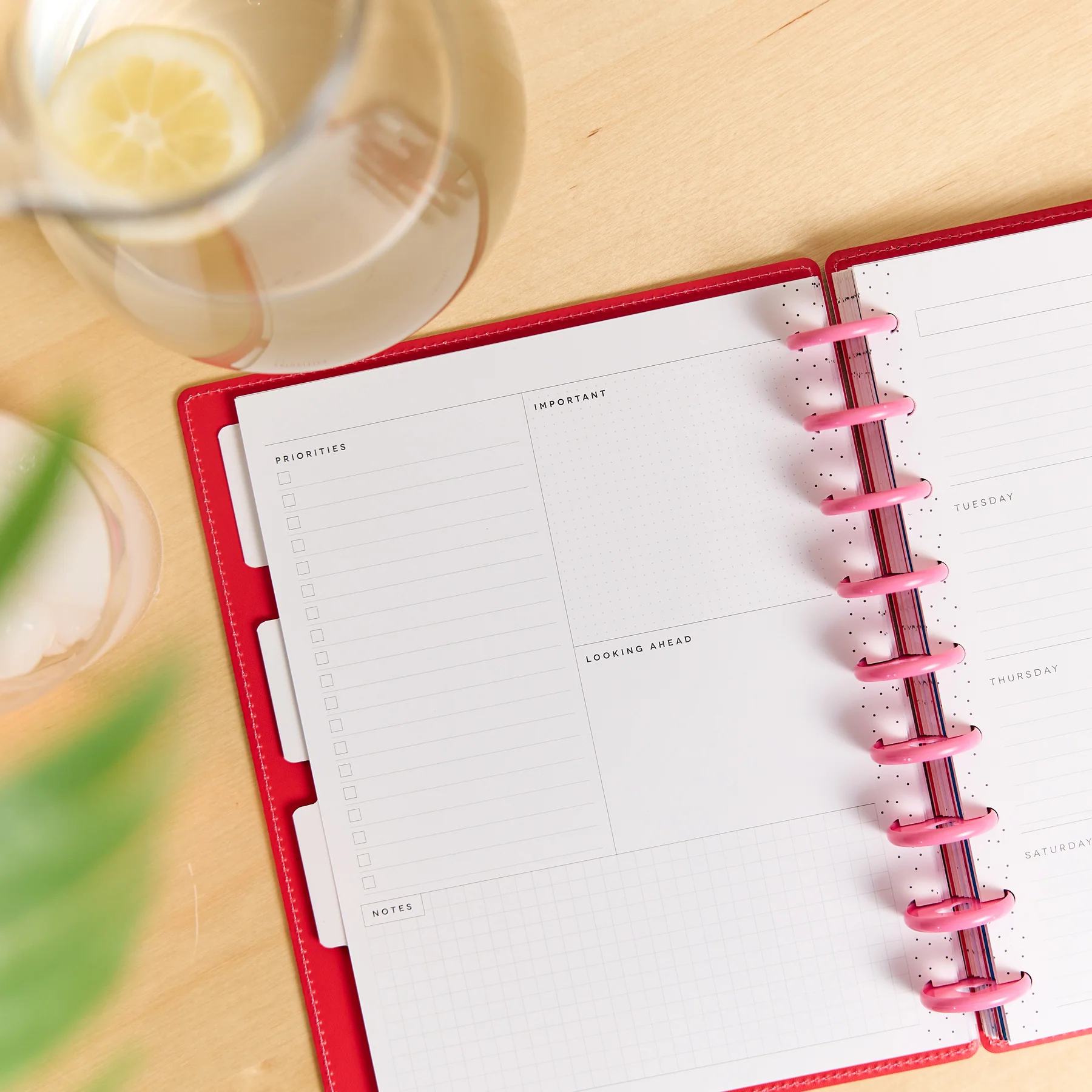 DELUXE Undated Sunshine Splash Customizable Planner - Classic Dashboard Layout - 12 Months - Image 15