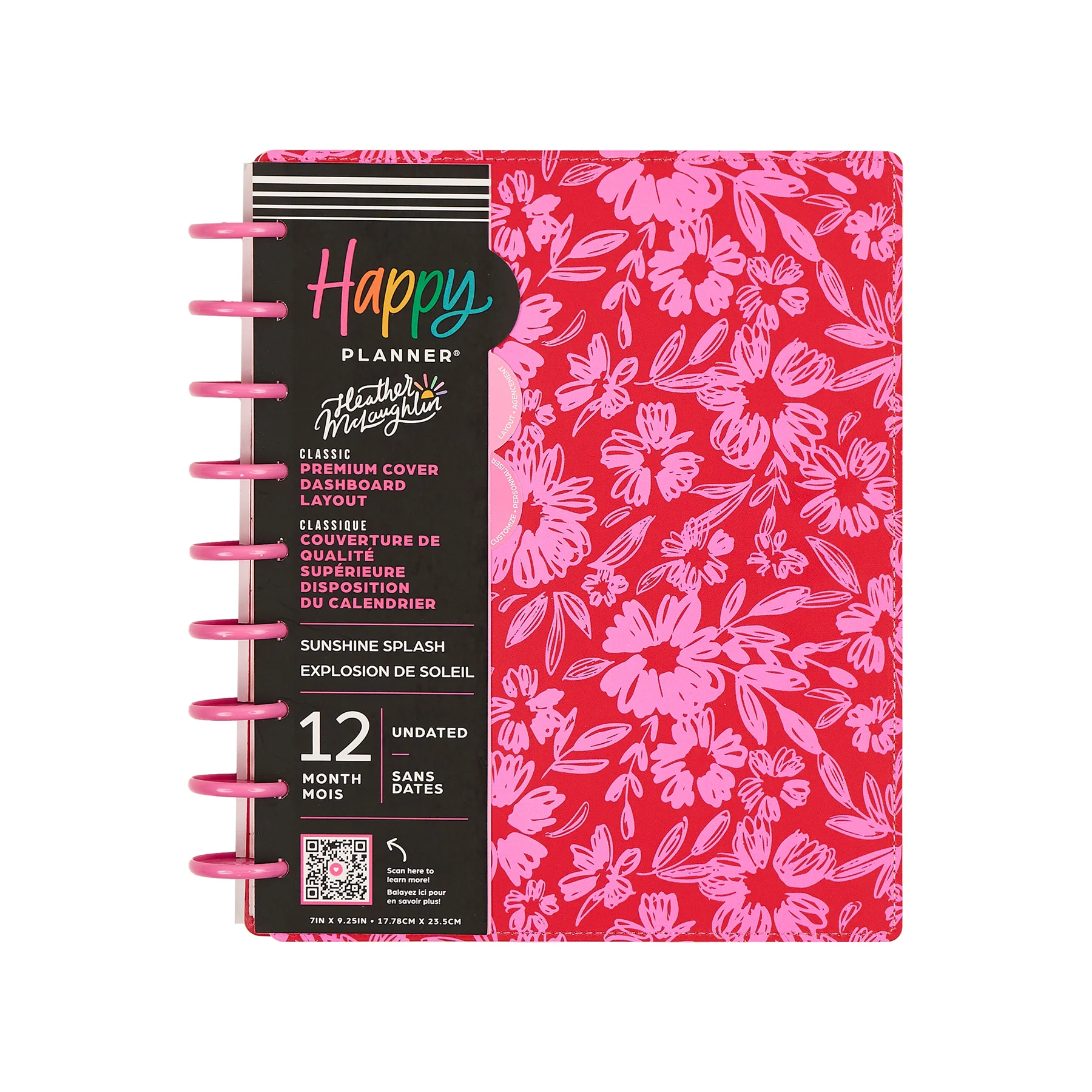 DELUXE Undated Sunshine Splash Customizable Planner - Classic Dashboard Layout - 12 Months - Image 23