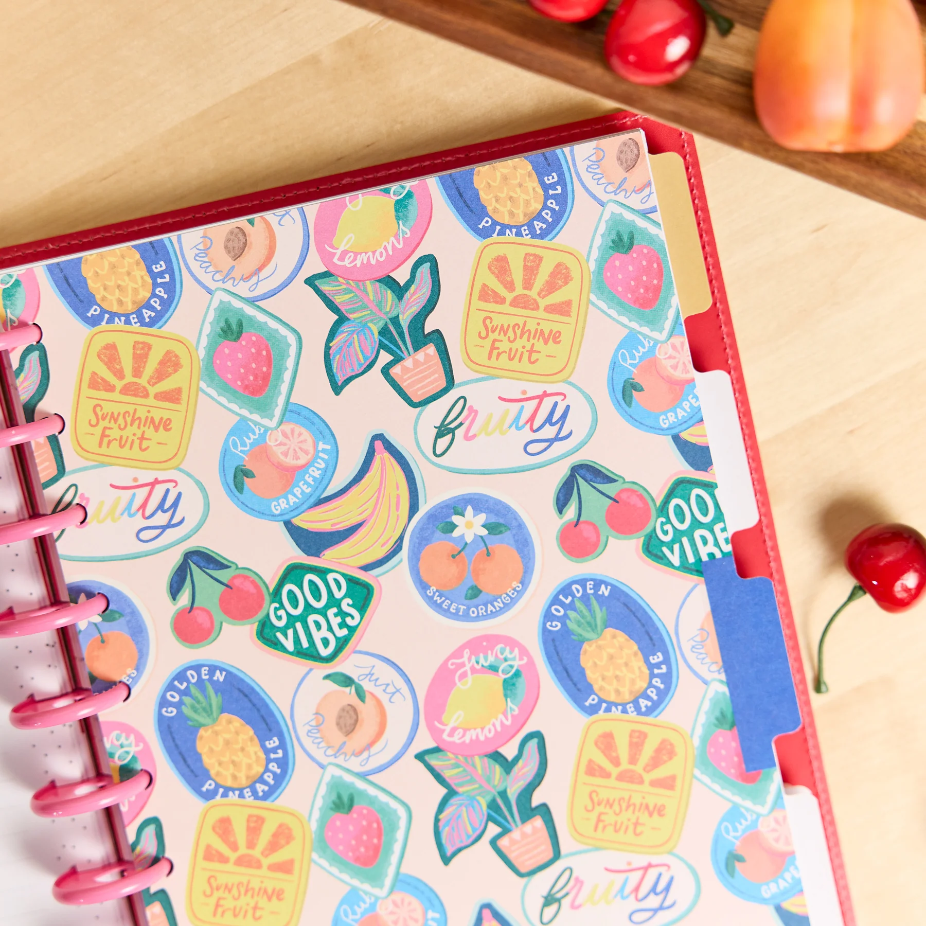 DELUXE Undated Sunshine Splash Customizable Planner - Classic Dashboard Layout - 12 Months - Image 3