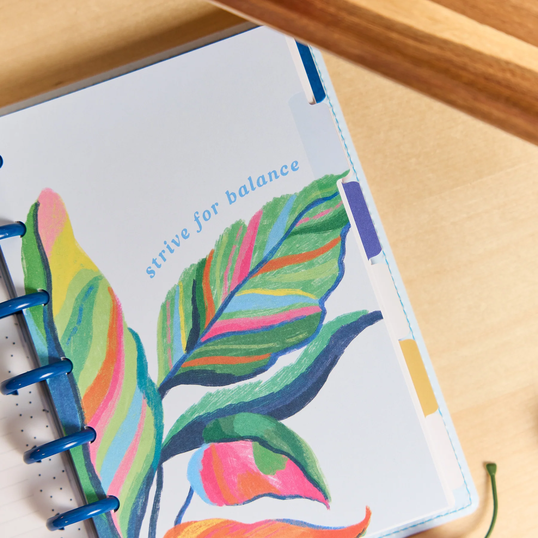 DELUXE Undated Sunshine Splash Customizable Planner - Mini Horizontal Planner - 12 Months - Image 3