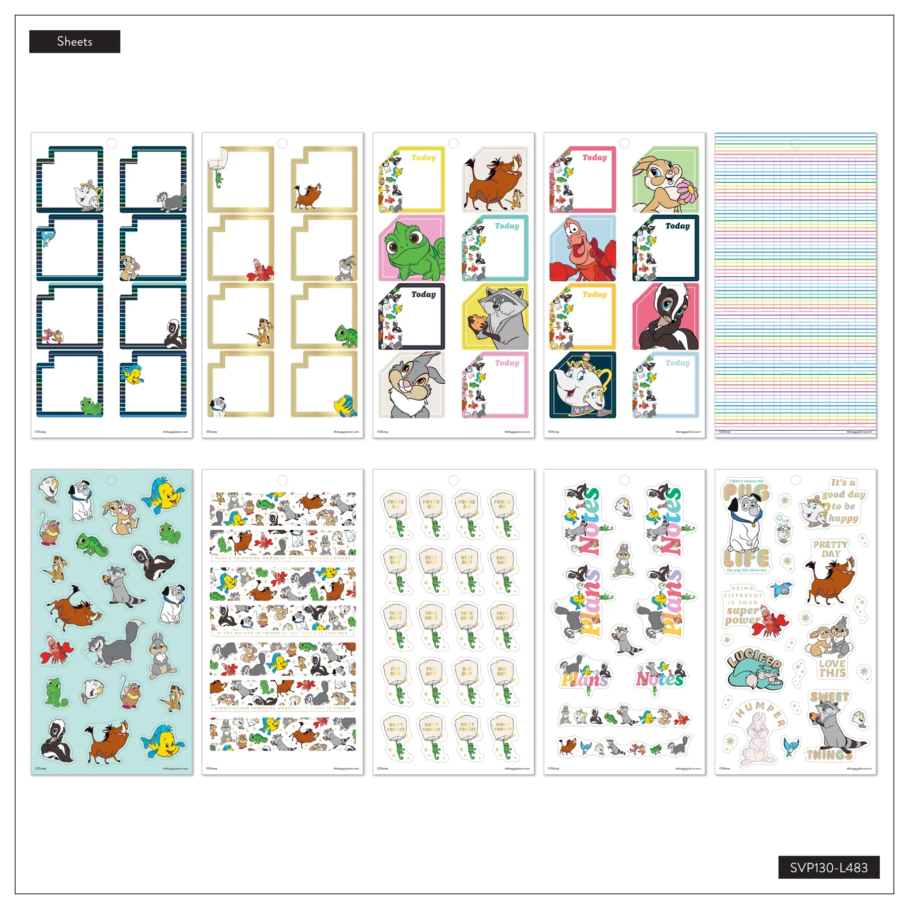 Disney Best Pals - Value Pack Stickers - Big - Image 10