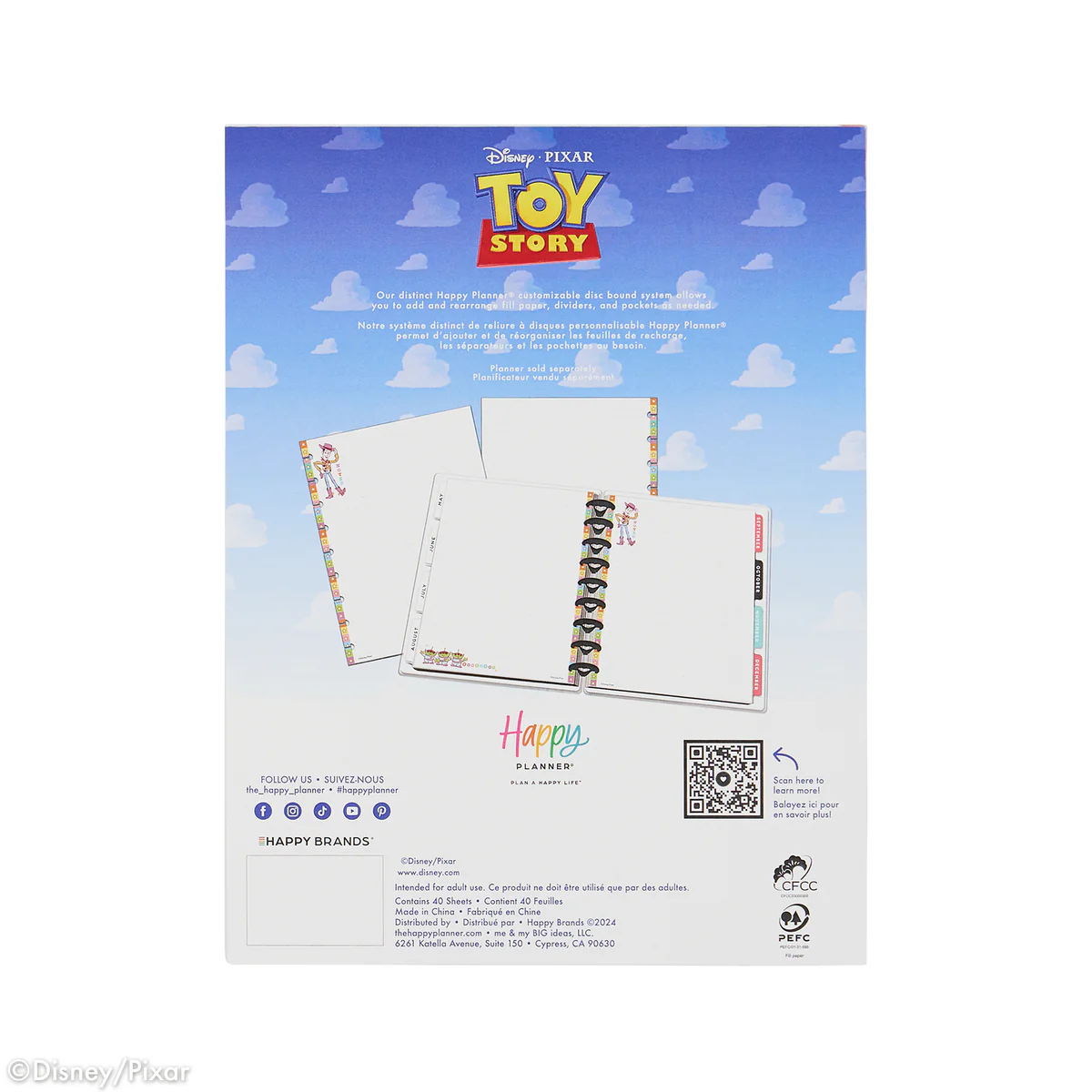 Disney &Pixar Toy Story 30th Anniversary - Dotted Lined Classic Filler Paper - 40 Sheets - Image 7