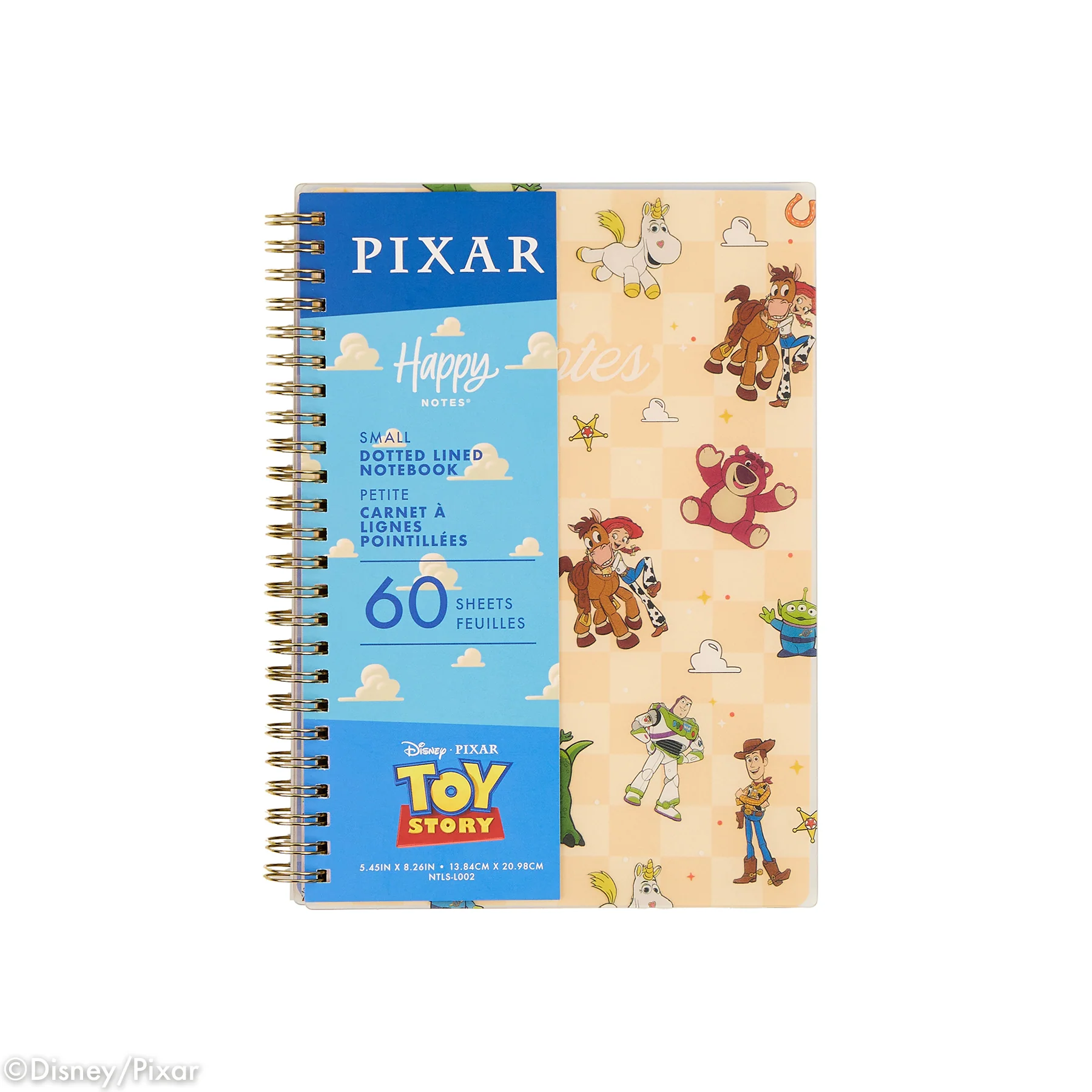 Disney & Pixar Toy Story Friends - Dotted Lined Small Spiral Notebook - 60 Sheets - Image 12