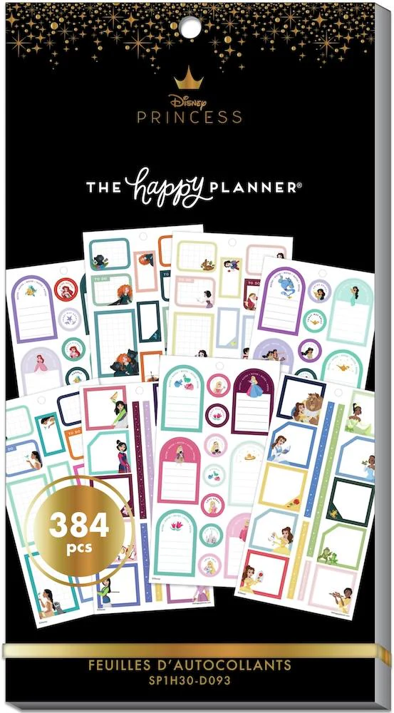 Disney© Value Pack Stickers - Princess Colorful Boxes