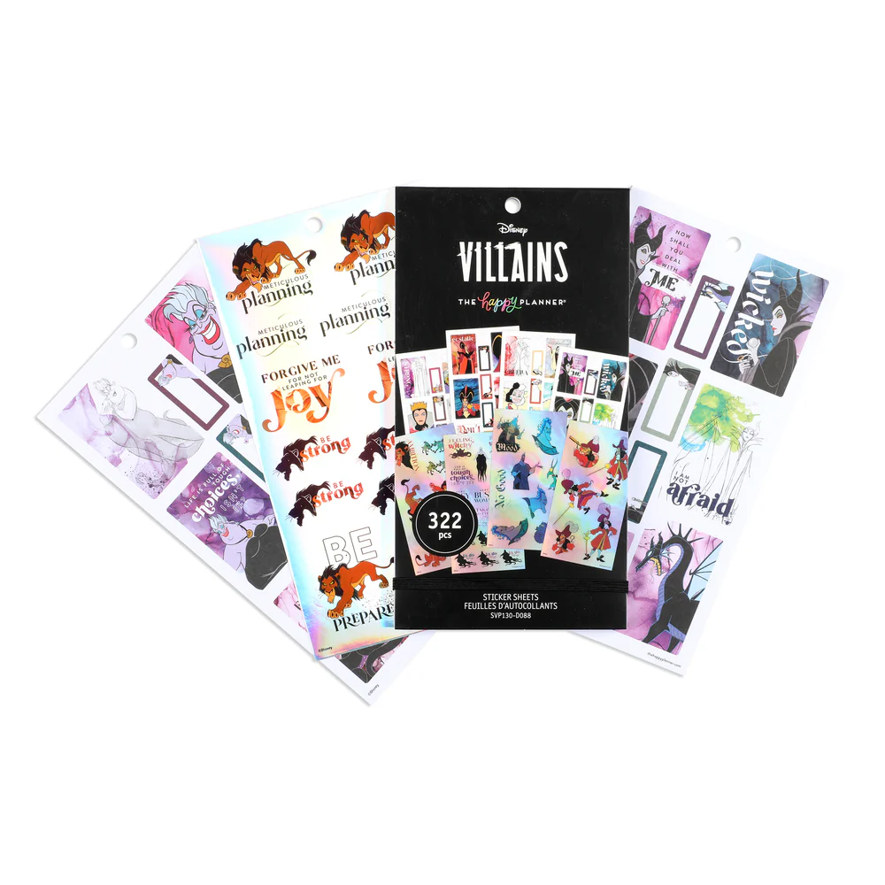 DisneyÂ© Villains Value Pack Stickers - Image 2
