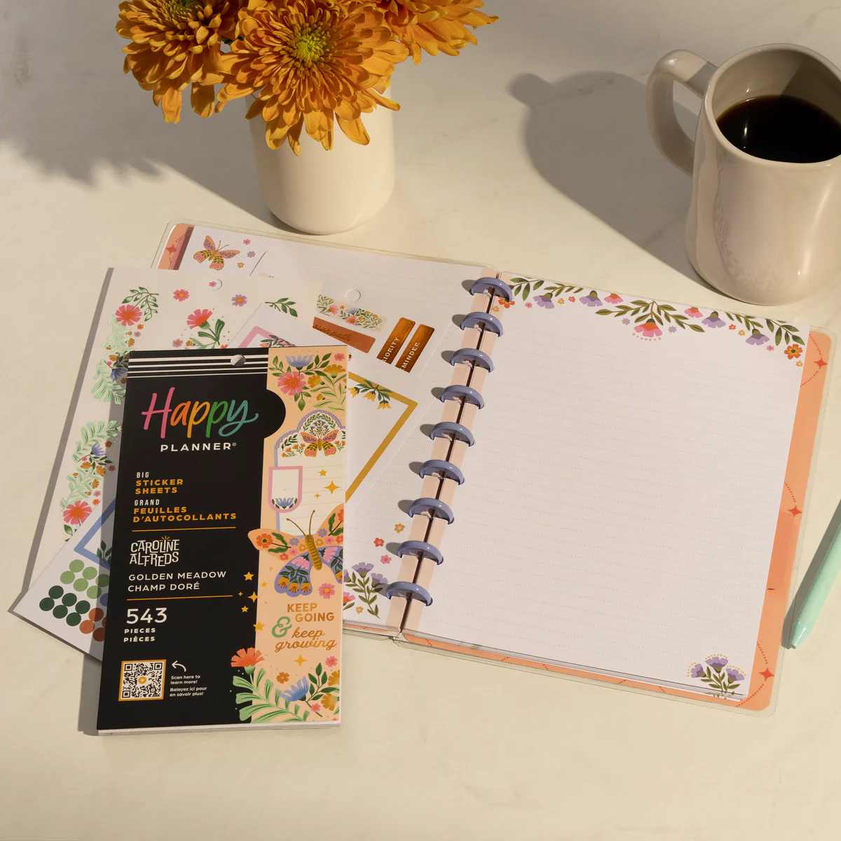 Golden Meadow - Dotted Lined Classic Notebook - 60 Sheets - Image 4