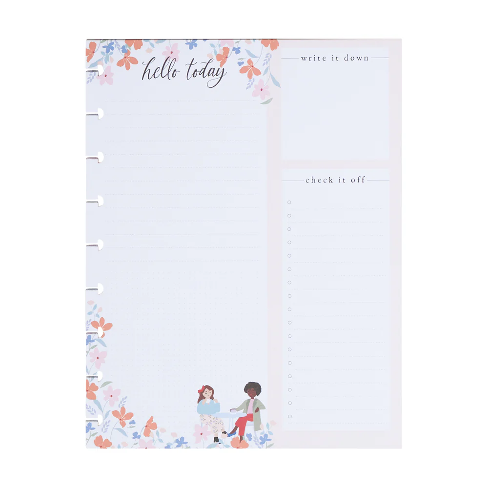 Happy in Paris - Dashboard + Dot Grid Classic Filler Paper - 40 Sheets