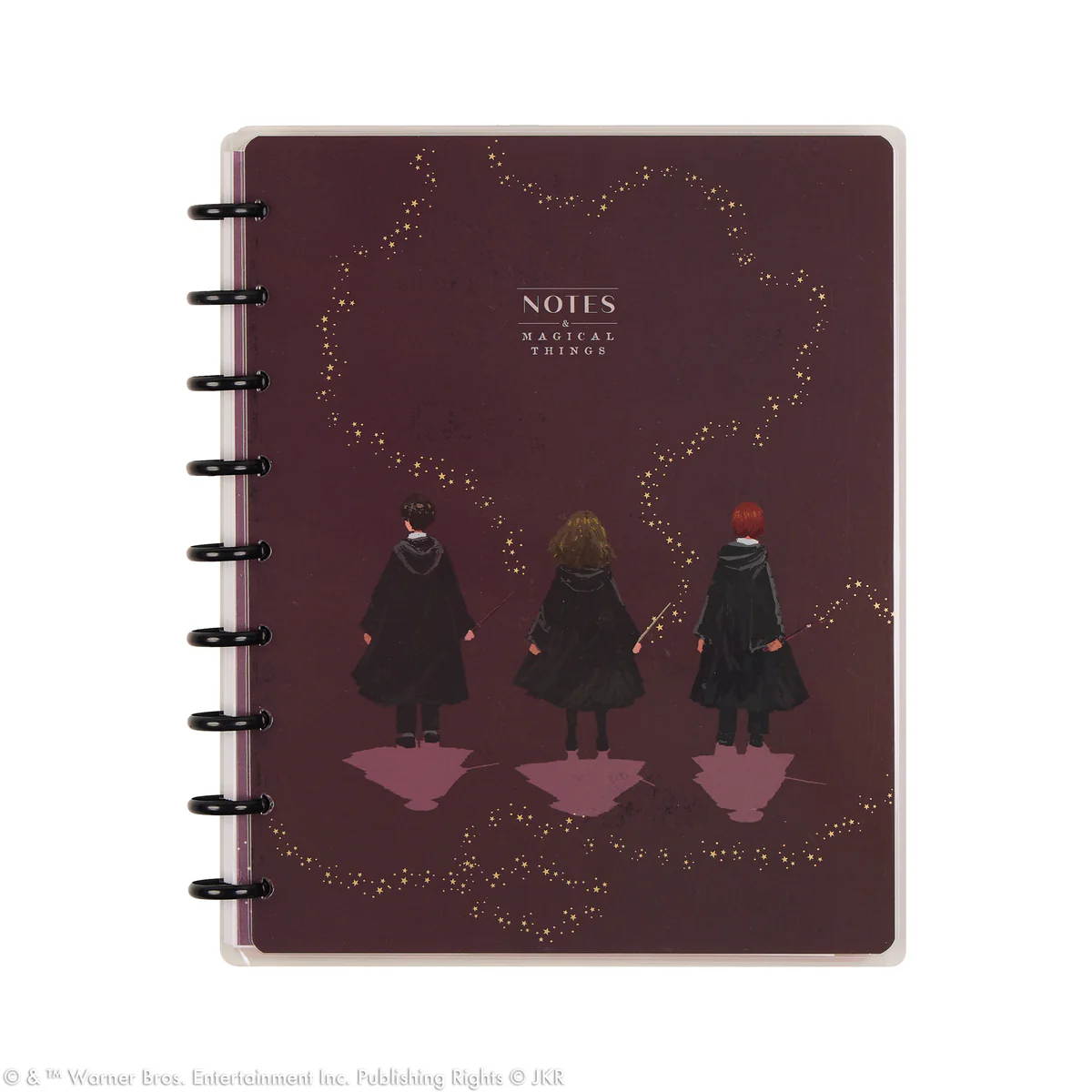 Harry Potter Enchanted Grounds - Dotted Lined+ Dot Grid Classic Notebook - 60 Sheets