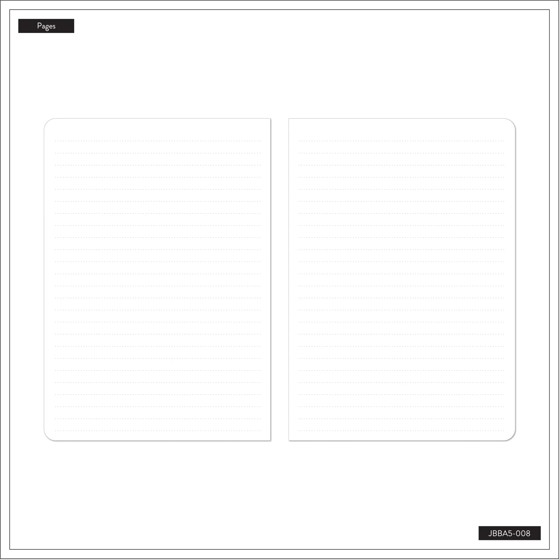 Linear Galaxy - Dotted Lined Happy Journal - 80 Sheets - 160 GSM Paper - Image 3