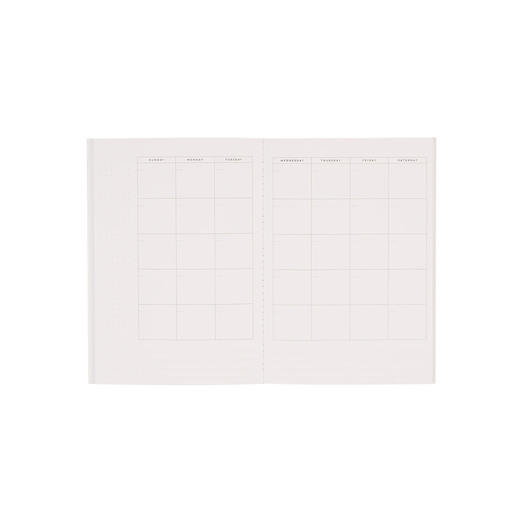 Neon Neutral Vegan Leather - Undated Customizable Planning Folio Bundle - Image 30