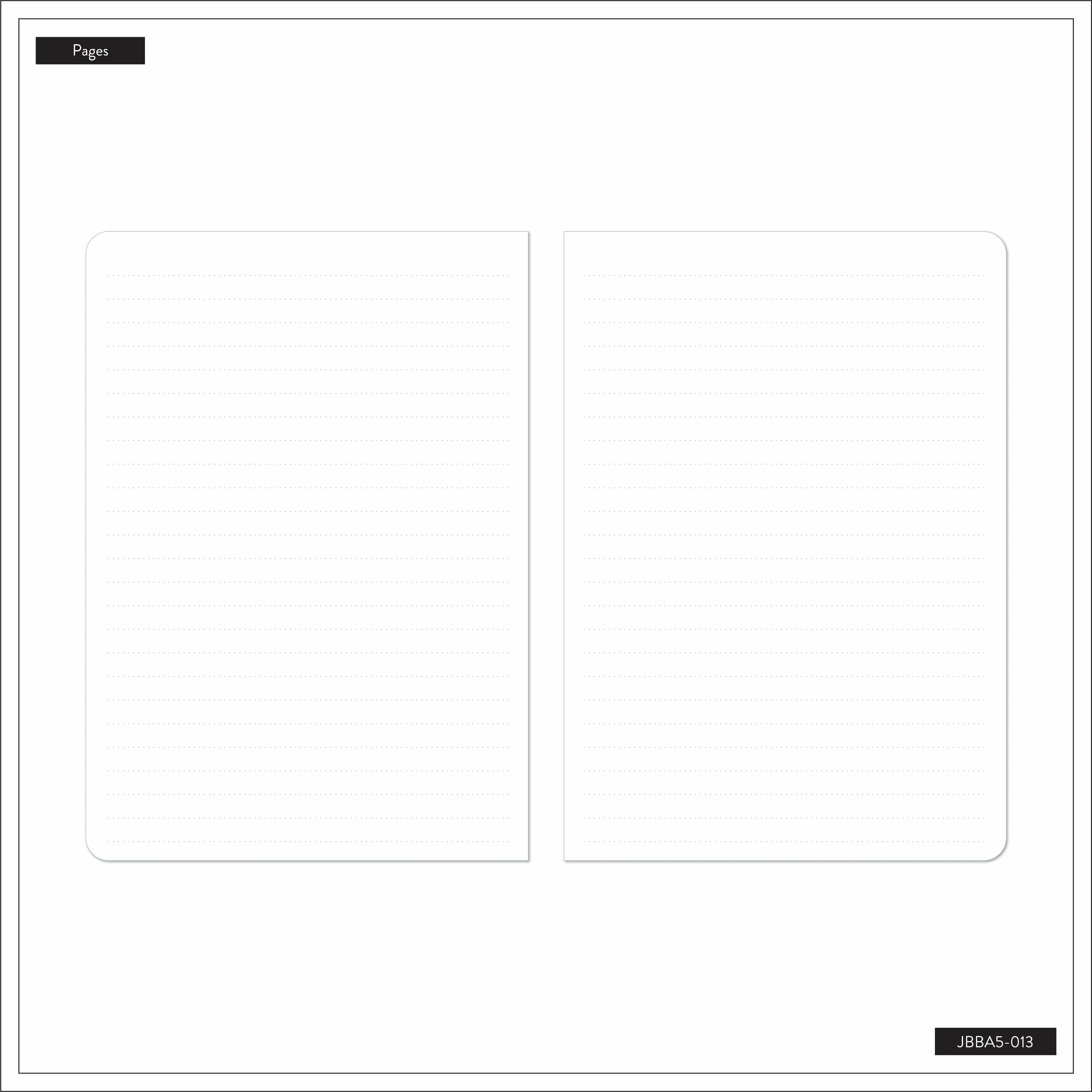 Pop of Joy - Dotted Lined Happy Journal - 80 Sheets - Image 3