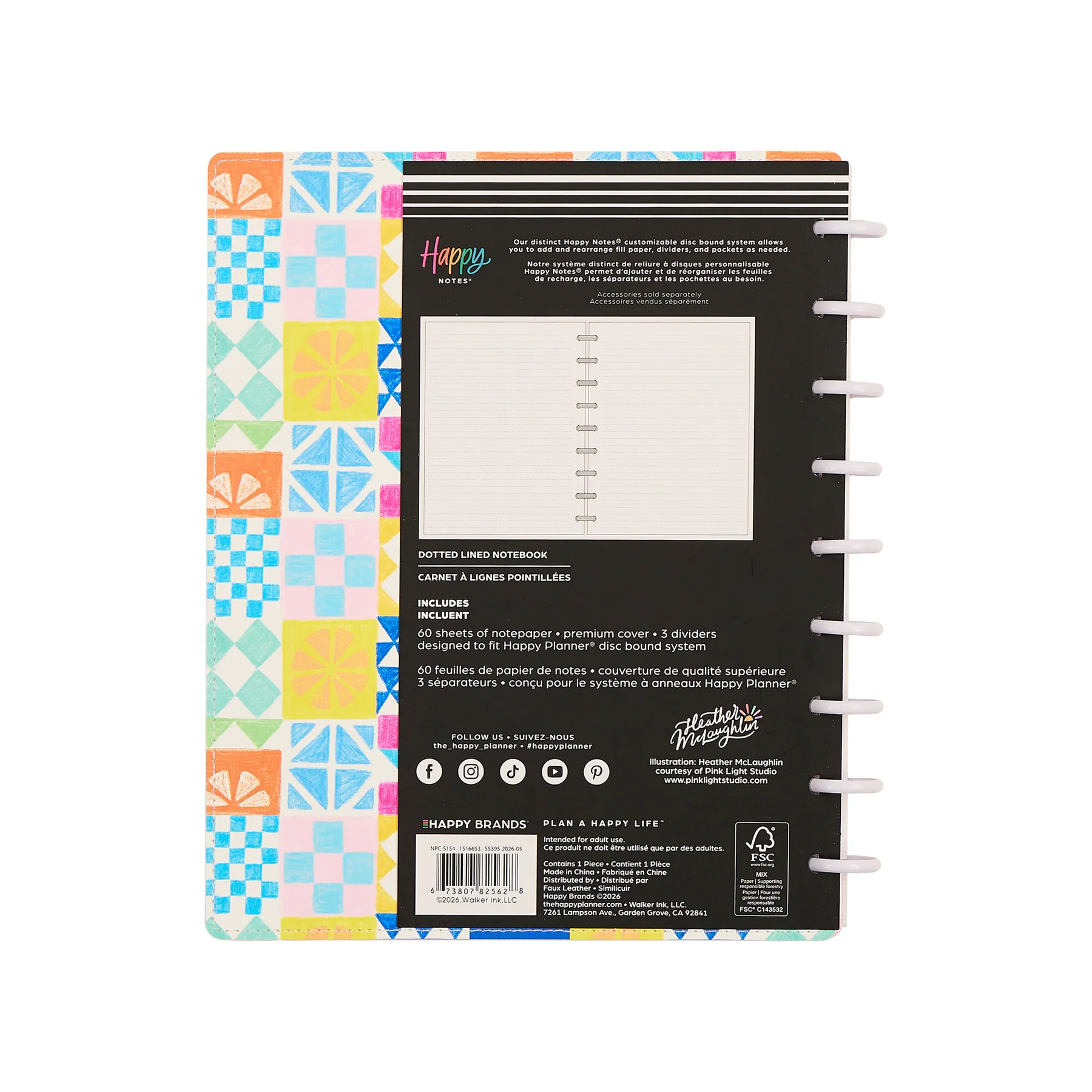 Sunshine Splash - DELUXE Dotted Lined Classic Notebook - 60 Sheets - Image 13