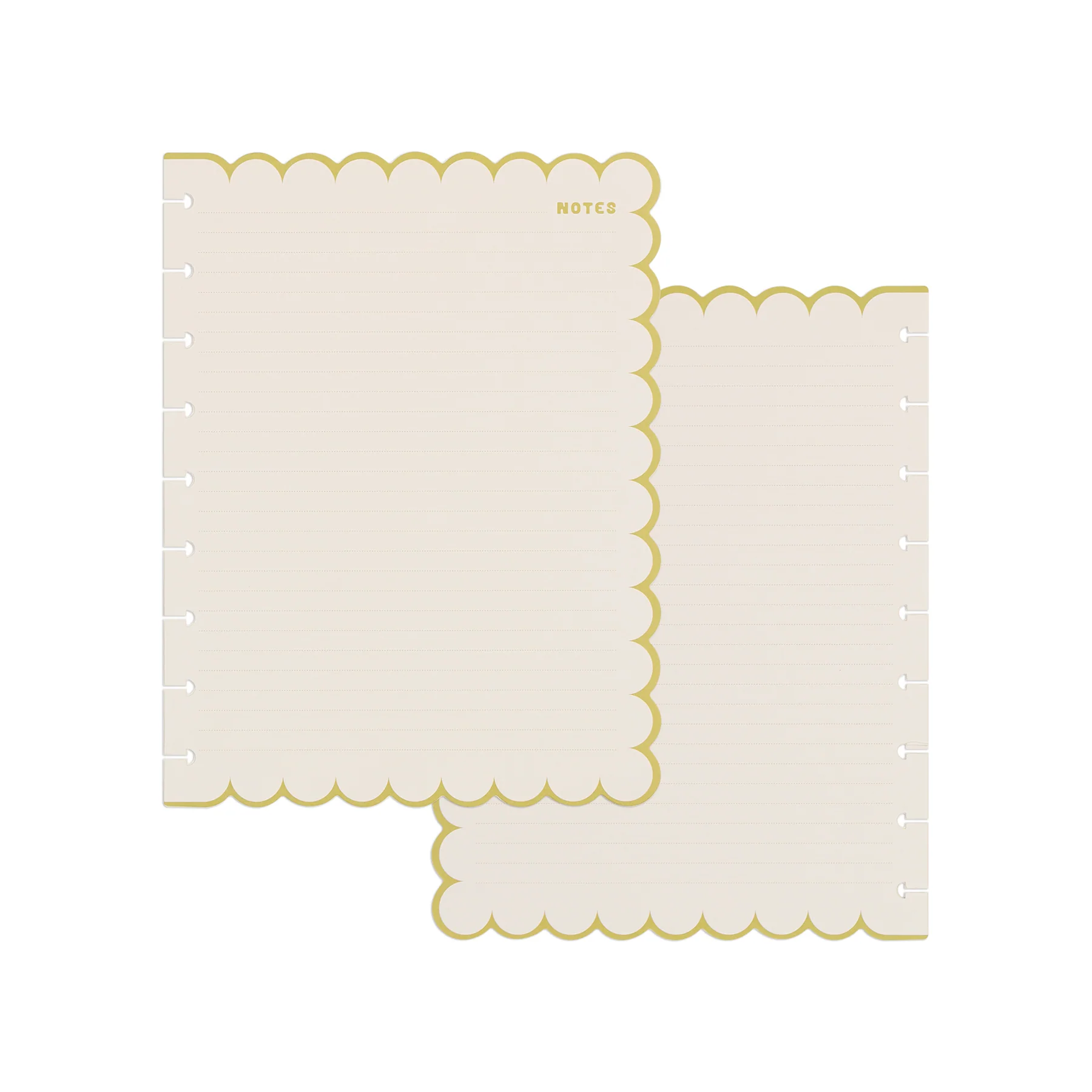 Sunshine Splash - Scalloped Edge Dotted Lined Classic Filler Paper - 40 Sheets - Image 11