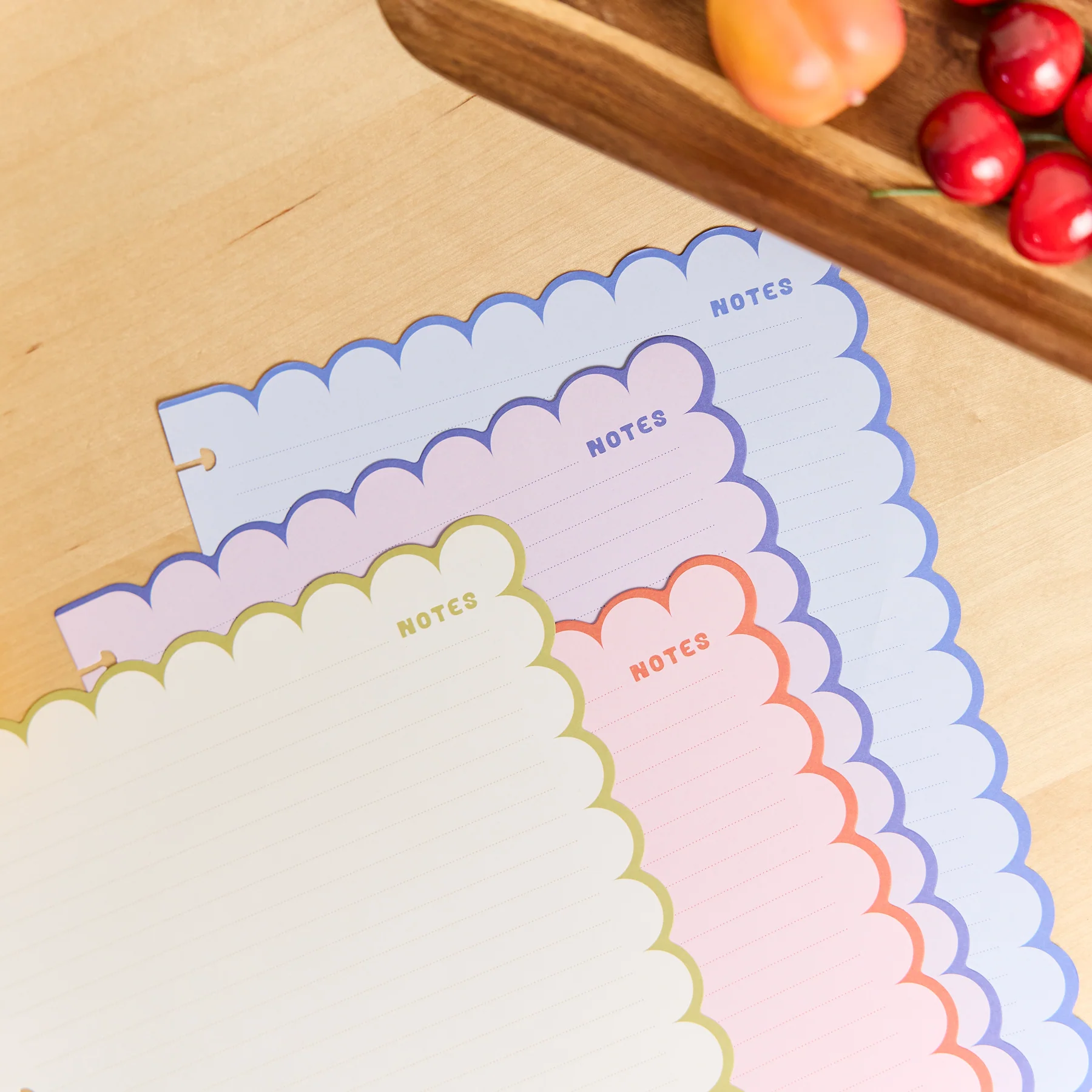 Sunshine Splash - Scalloped Edge Dotted Lined Classic Filler Paper - 40 Sheets - Image 6