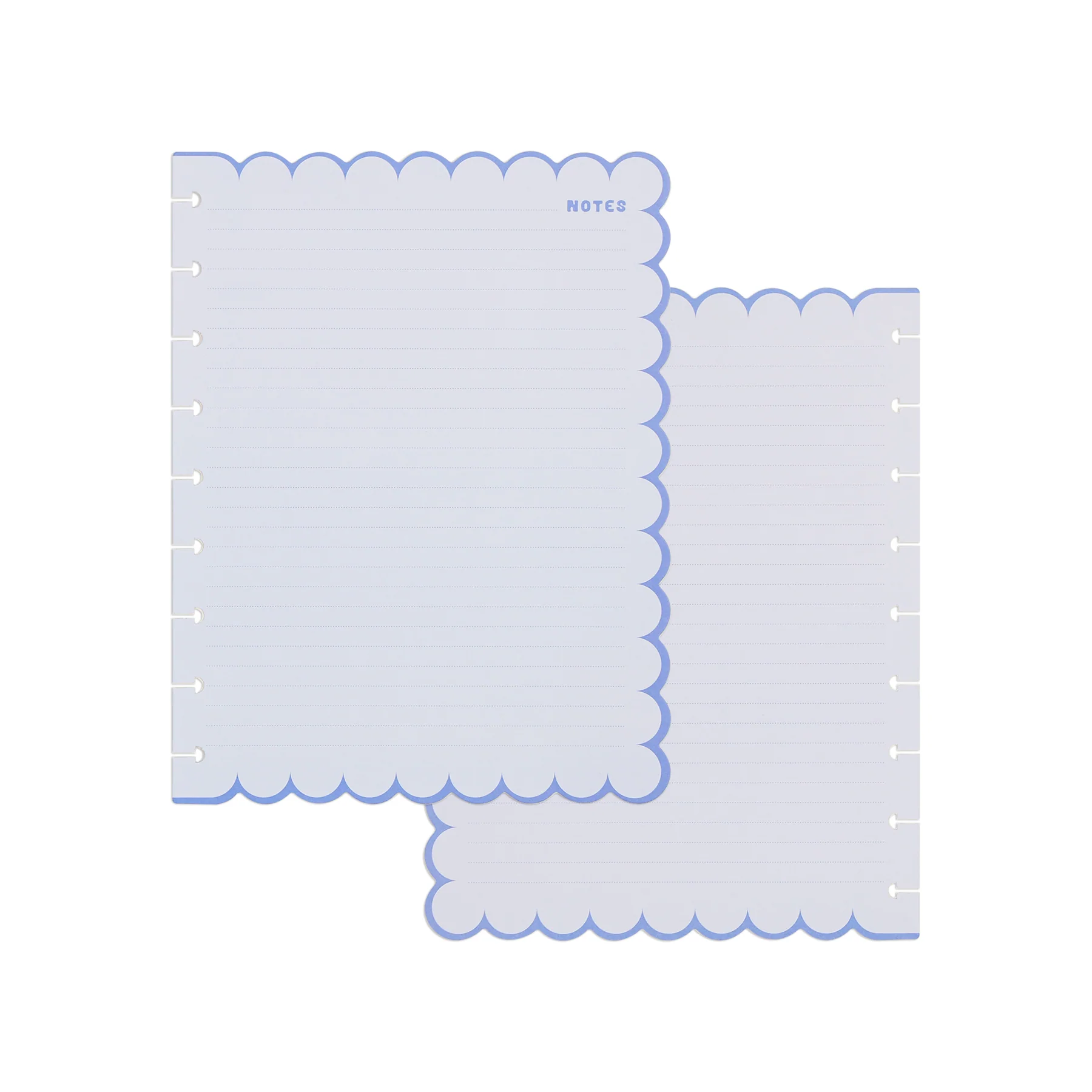 Sunshine Splash - Scalloped Edge Dotted Lined Classic Filler Paper - 40 Sheets - Image 9