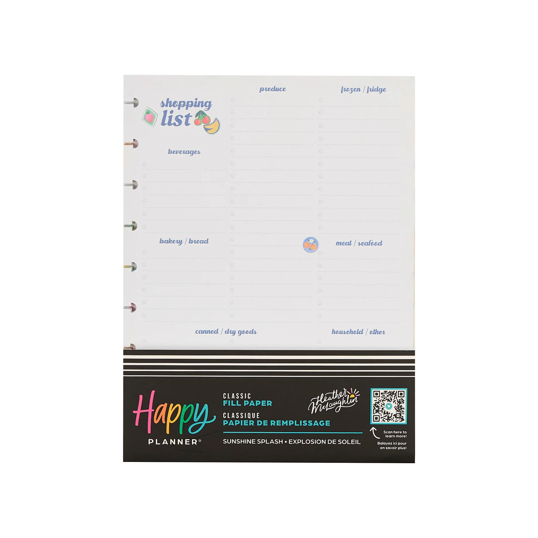 Sunshine Splash - Shopping List Classic Filler Paper - 40 Sheets - Image 10