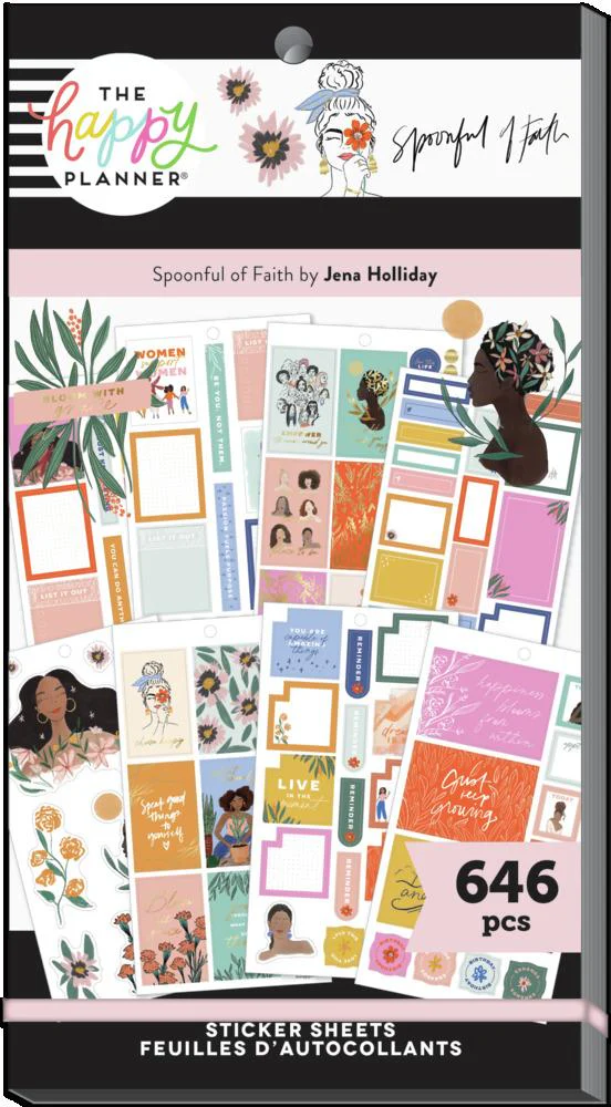 The Happy Planner x Spoonful of Faith Value Pack Stickers - Everyday