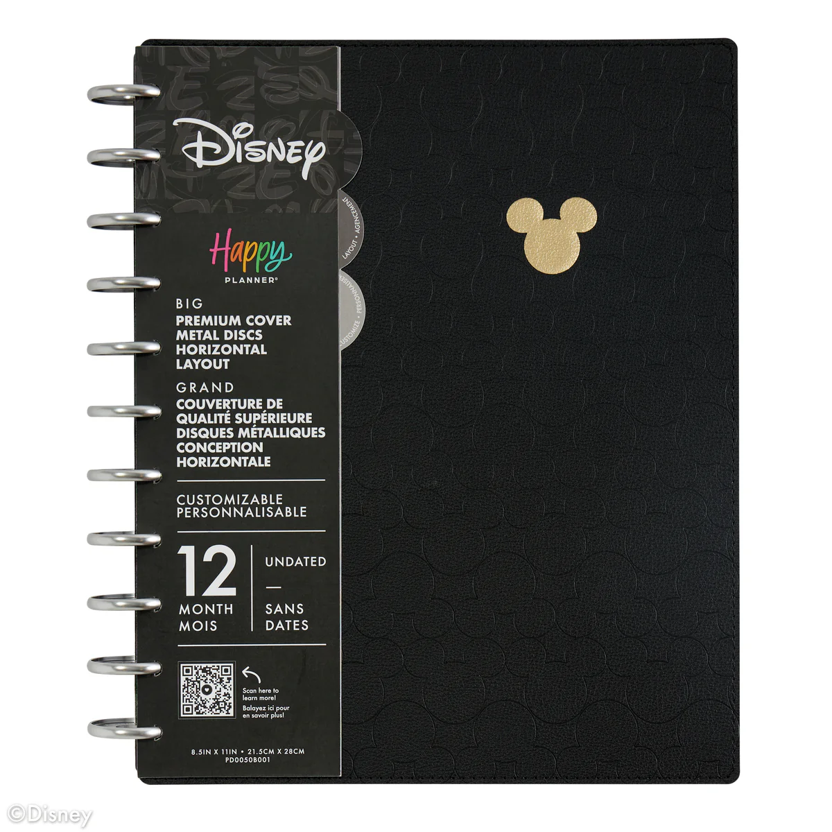 Undated DELUXE Disney Mod Mickey Mouse Customizable Planner - Big Horizontal Layout - 12 Months - Image 11