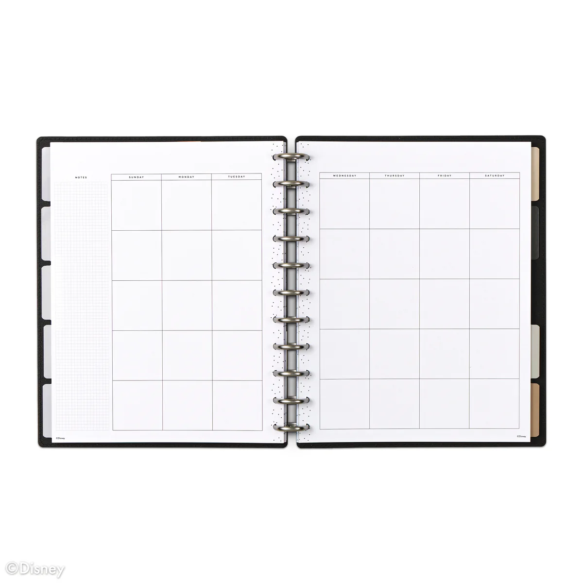 Undated DELUXE Disney Mod Mickey Mouse Customizable Planner - Big Horizontal Layout - 12 Months - Image 7