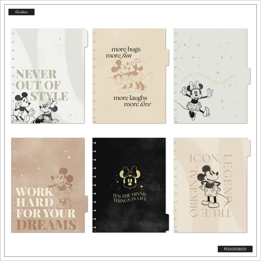 Undated DELUXE Disney Mod Mickey Mouse Customizable Planner - Big Horizontal Layout - 12 Months - Image 8
