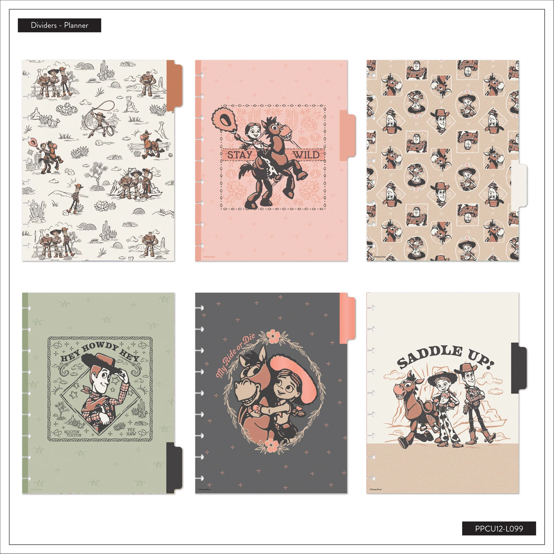 Undated Disney & Pixar Toy Story Desert Rodeo Customizable Planner - Classic Dashboard Layout - 12 Months - Image 17