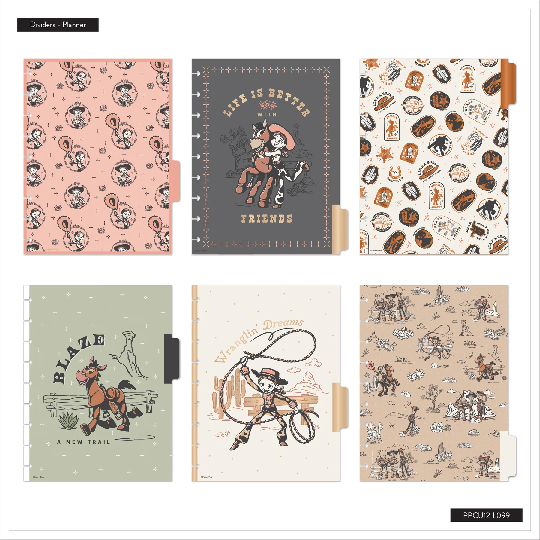 Undated Disney & Pixar Toy Story Desert Rodeo Customizable Planner - Classic Dashboard Layout - 12 Months - Image 18