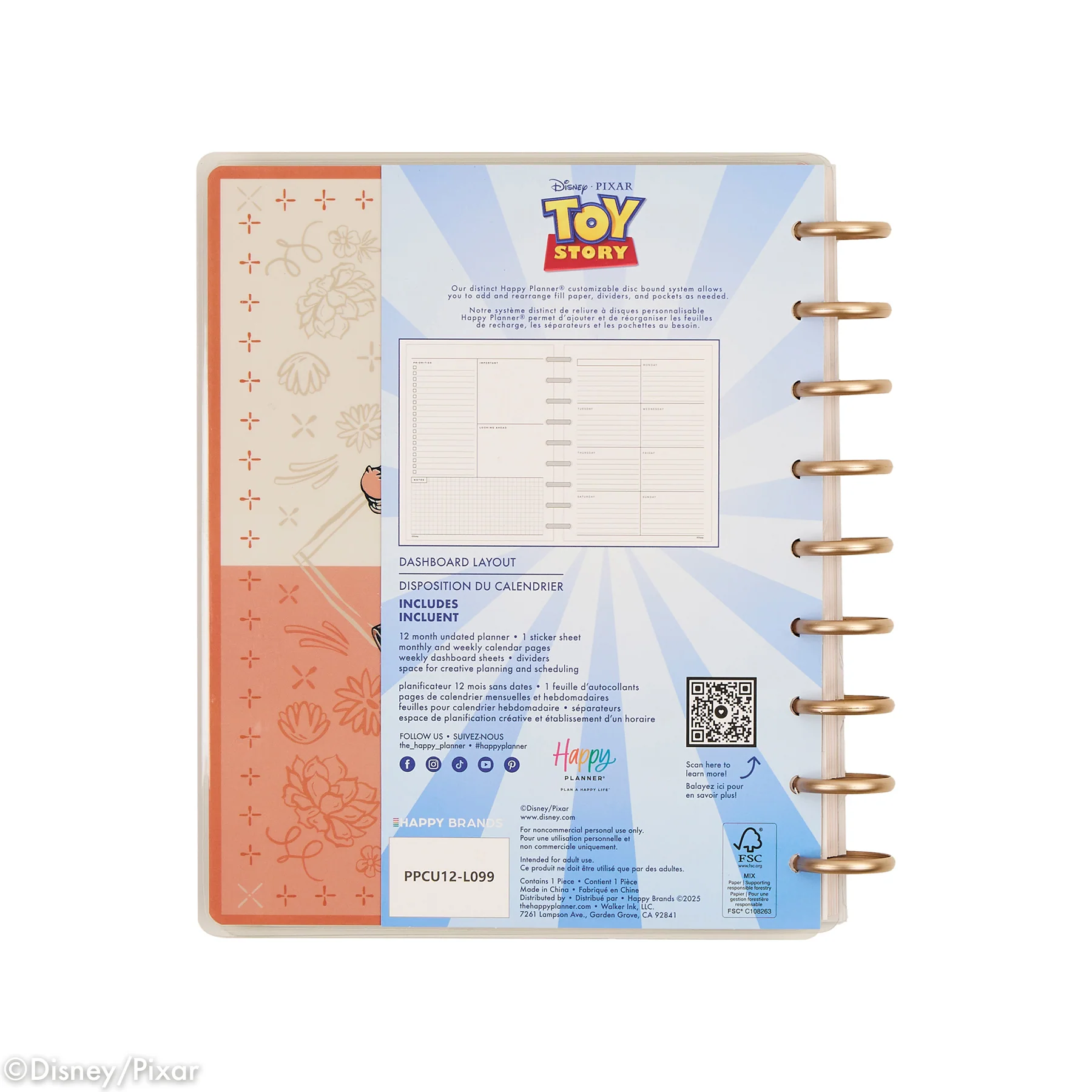 Undated Disney & Pixar Toy Story Desert Rodeo Customizable Planner - Classic Dashboard Layout - 12 Months - Image 22