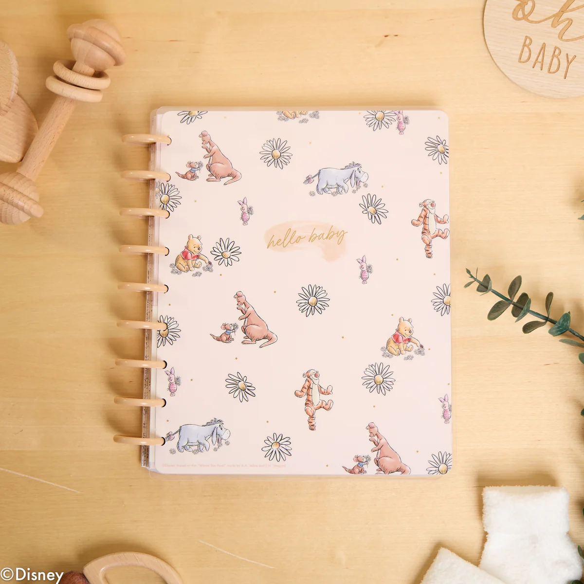 Undated Disney Winnie the Pooh Customizable Baby Planner -  Classic Baby's First Year Layout - 12 Months - Image 14