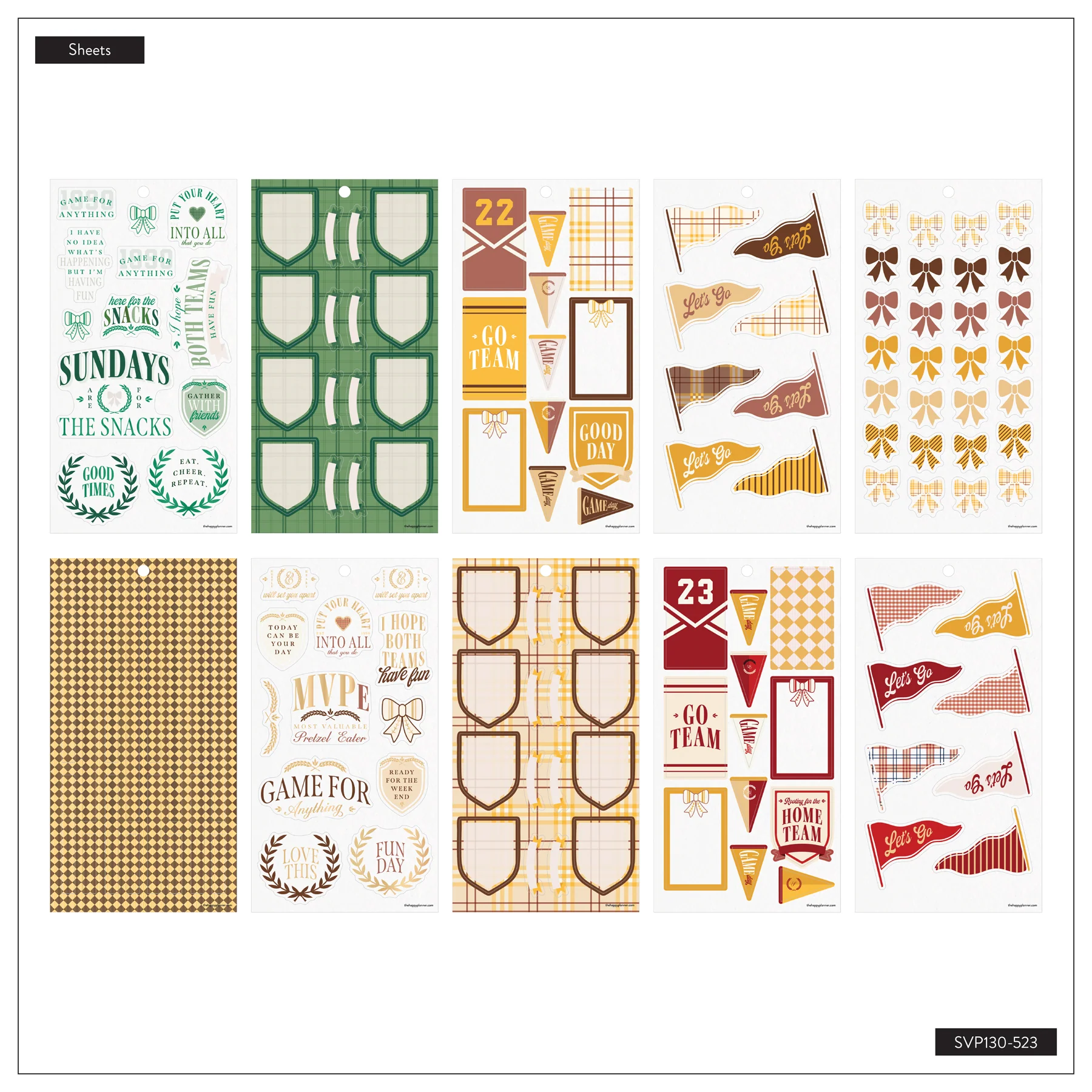Varsity Charm - Value Pack Stickers - Image 11