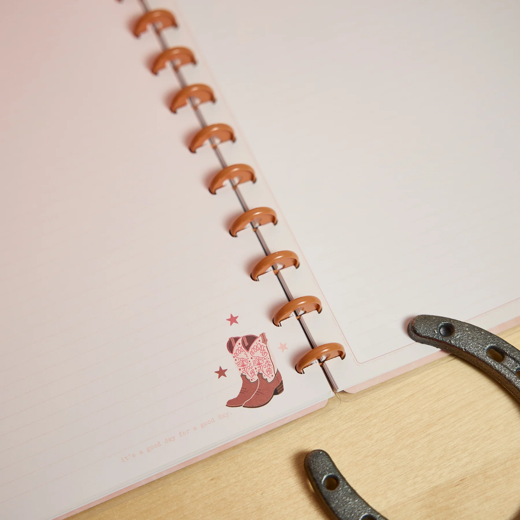 Western Bloom - Dotted Lined Big Notebook - 60 Sheets - Image 9