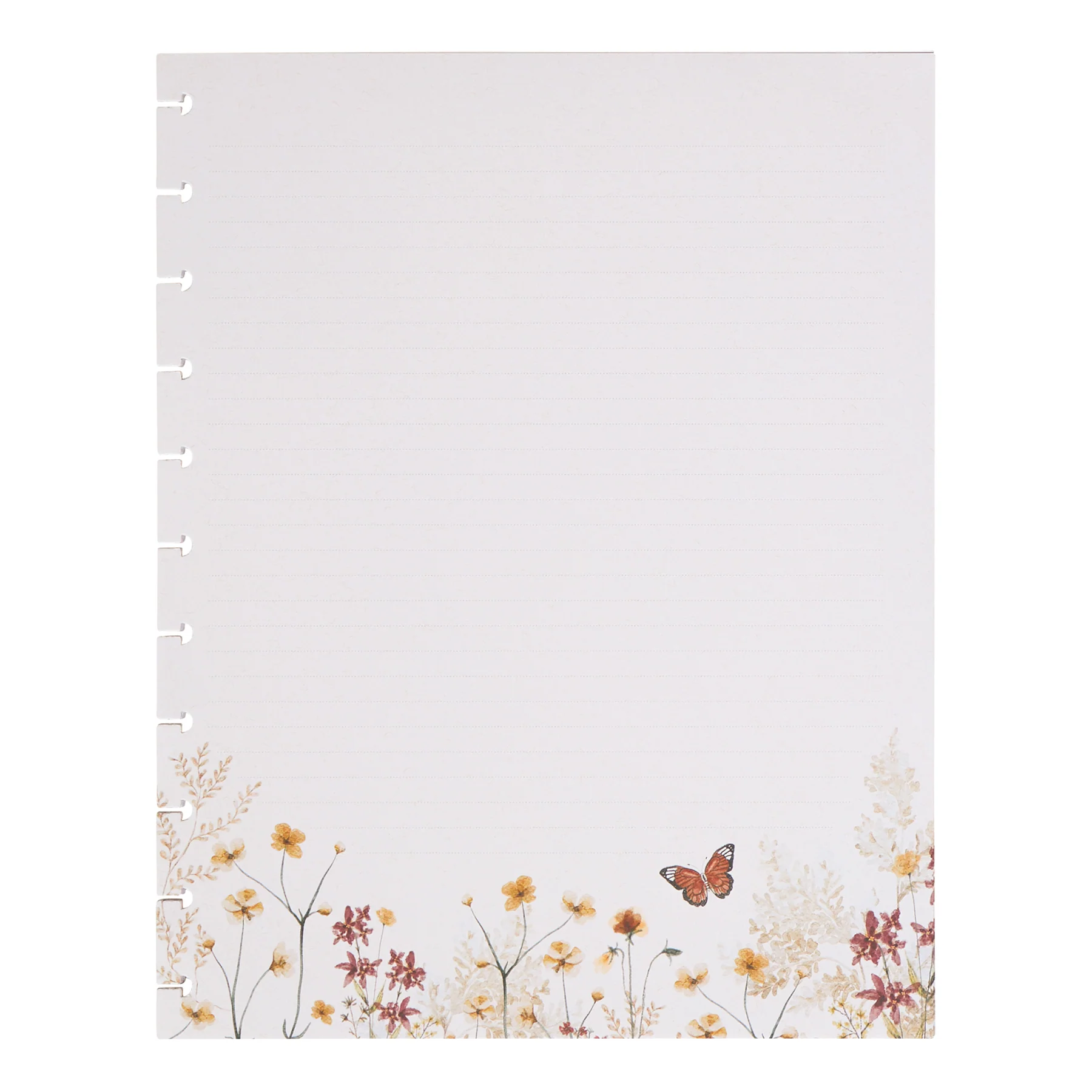 Wild Fields - Dotted Lined Big Filler Paper - 40 Sheets